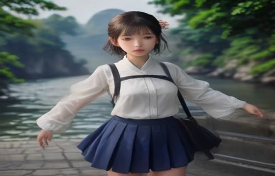 家政服务场景的艺术化呈现，一位气质出众的女性在整洁的现代家居空间中工作，光线温暖，传递出专业与温情并存的迷人的保姆形象